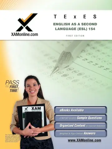 Cover of Texes English as a Second Language Esl 154