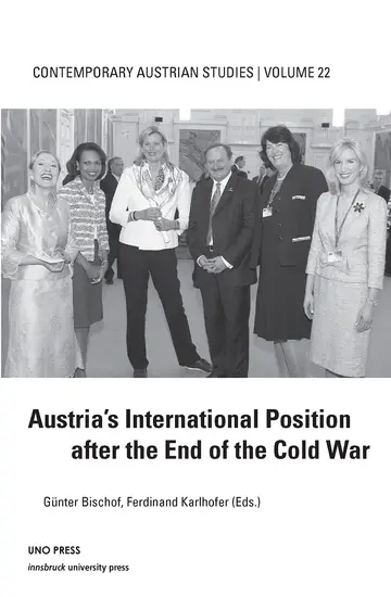 Cover of Austria's International Position after the End of the Cold War