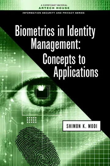 Cover of Biometrics in Identity Management