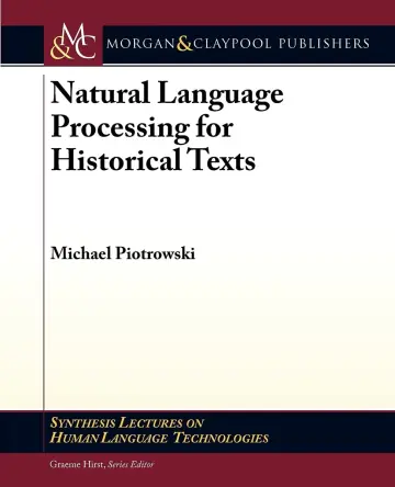 Cover of Natural Language Processing for Historical Texts