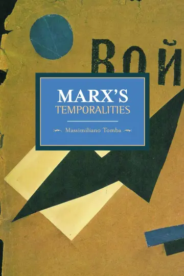 Cover of Marx's Temporalities