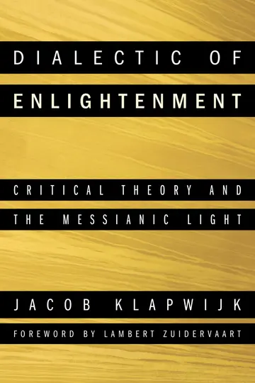 Cover of Dialectic of Enlightenment