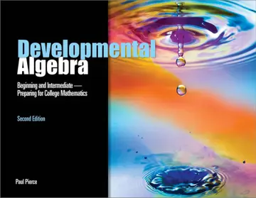 Cover of Developmental Algebra