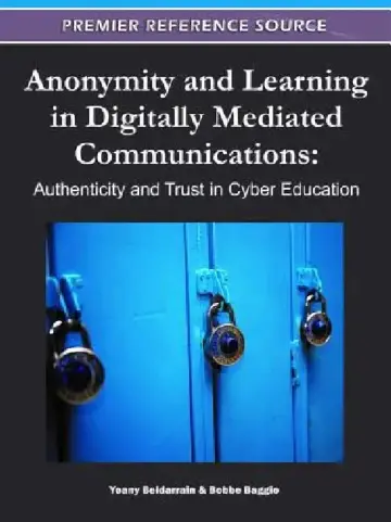 Cover of Anonymity and Learning in Digitally Mediated Communications