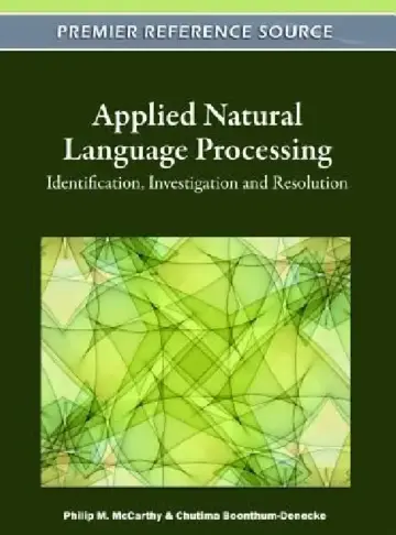 Cover of Applied Natural Language Processing
