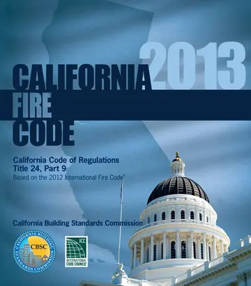 Cover of California Fire Code, 2013