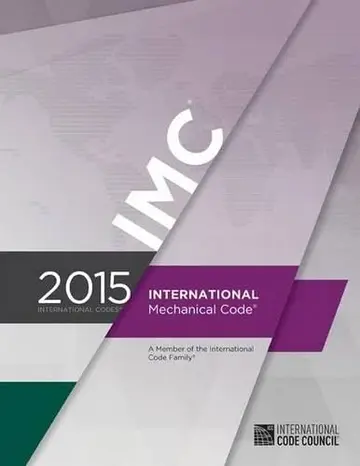 Cover of International Mechanical Code 2015