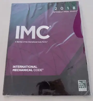 Cover of International Mechanical Code 2018