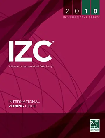Cover of International Zoning Code 2018