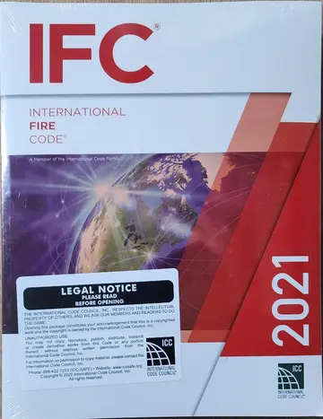 Cover of International Fire Code 2021
