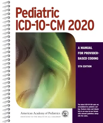 Cover of Pediatric ICD-10-CM 2020