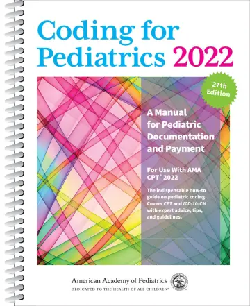 Cover of Coding for Pediatrics 2022