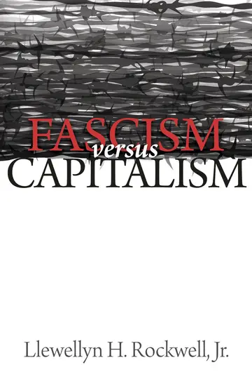 Cover of Fascism versus Capitalism