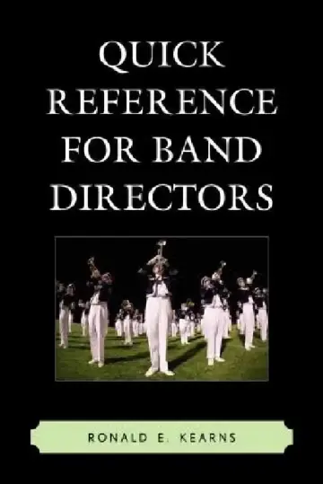 Cover of Quick Reference for Band Directors
