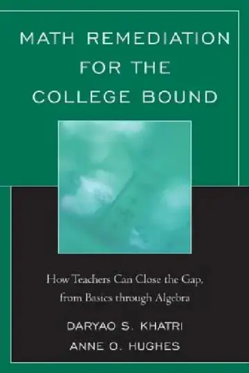 Cover of Math Remediation for the College Bound