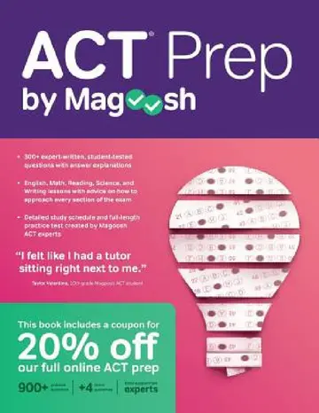 Cover of ACT Prep by Magoosh