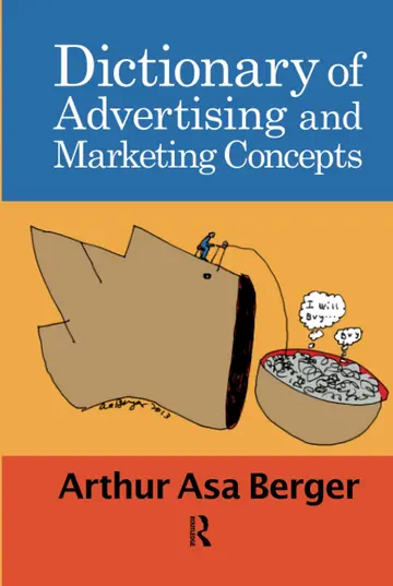 Cover of Dictionary of Advertising and Marketing Concepts
