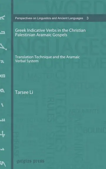 Cover of Greek Indicative Verbs in the Christian Palestinian Aramaic Gospels