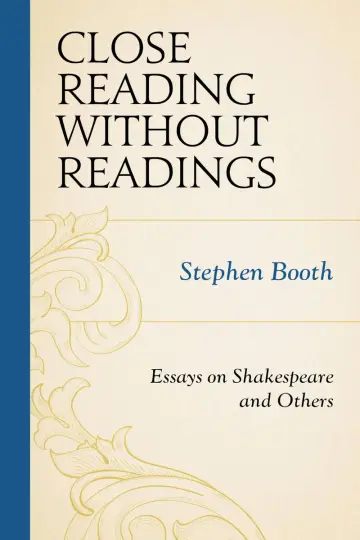 Cover of Close Reading Without Readings