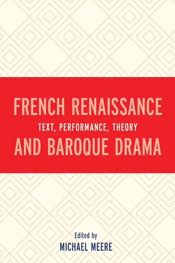 Cover of French Renaissance and Baroque Drama
