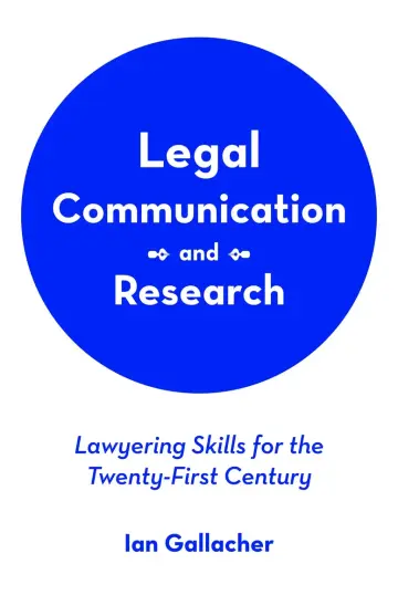Cover of Legal Communication and Research