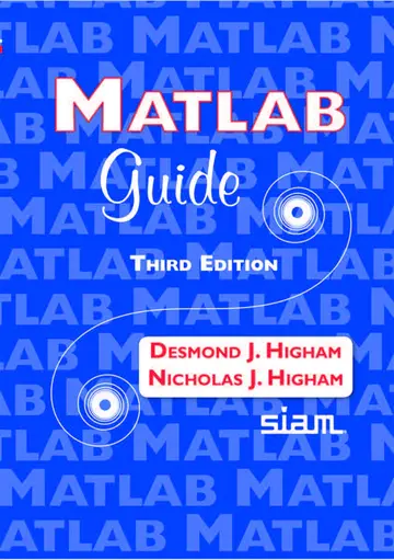 Cover of MATLAB Guide