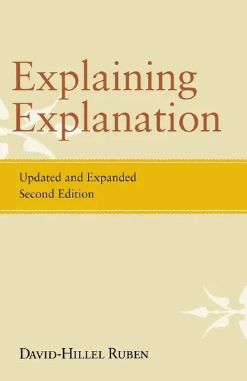 Cover of Explaining Explanation