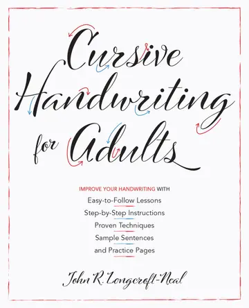 Cover of Cursive Handwriting for Adults