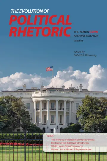 Cover of The Evolution of Political Rhetoric