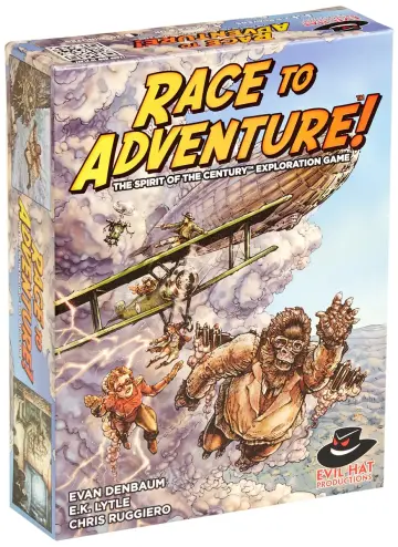 Cover of Race to Adventure Board Game