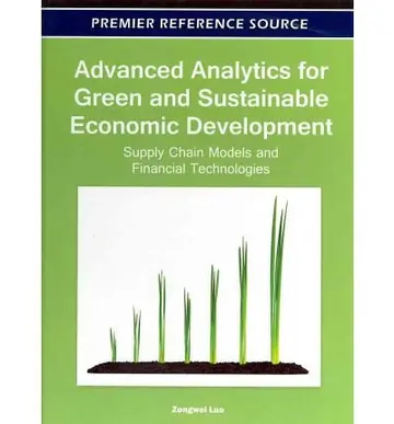 Cover of Advanced Analytics for Green and Sustainable Economic Development