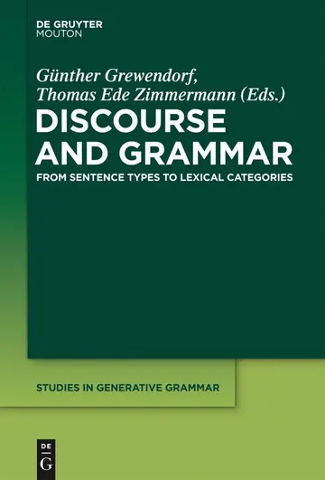 Cover of Discourse and Grammar