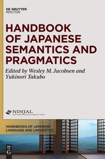 Cover of Handbook of Japanese Semantics and Pragmatics