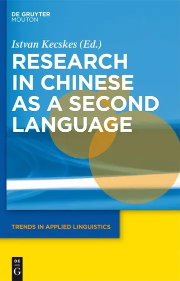 Cover of Research in Chinese as a Second Language