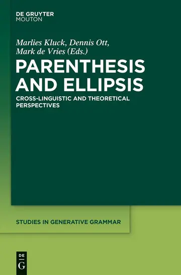 Cover of Parenthesis and Ellipsis
