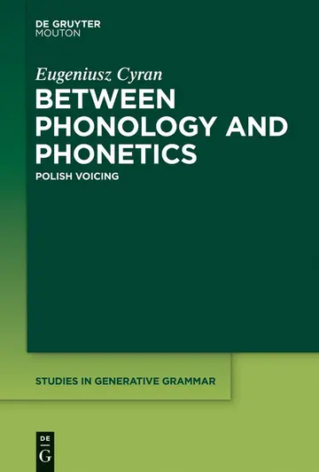 Cover of Between Phonology and Phonetics