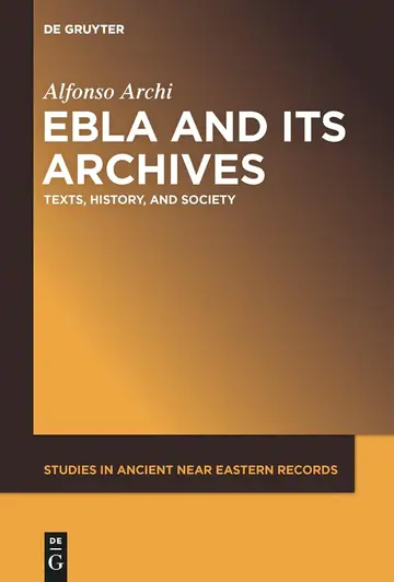 Cover of Ebla and Its Archives