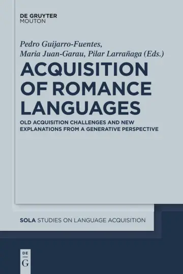 Cover of Acquisition of Romance Languages