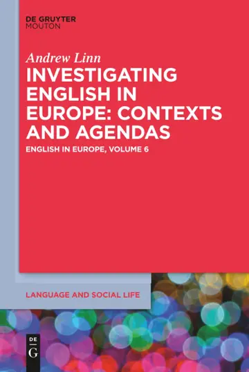 Cover of Investigating English in Europe