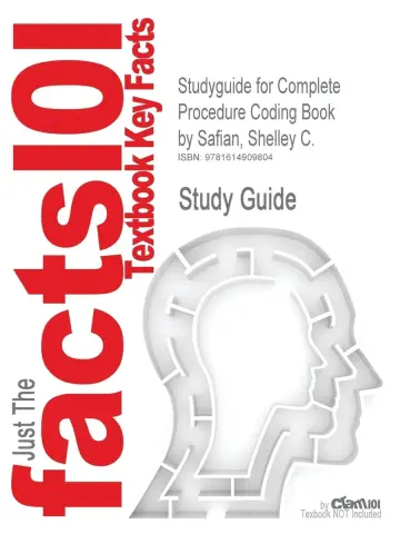 Cover of Studyguide for Complete Procedure Coding Book by Safian, Shelley C., ISBN 9780073401874