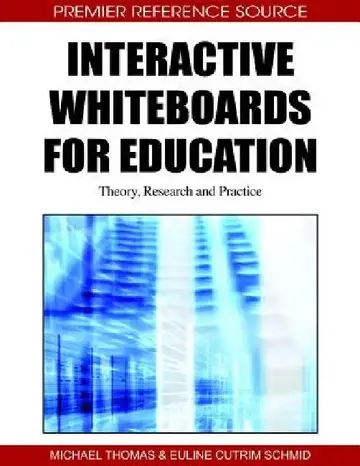 Cover of Interactive Whiteboards for Education