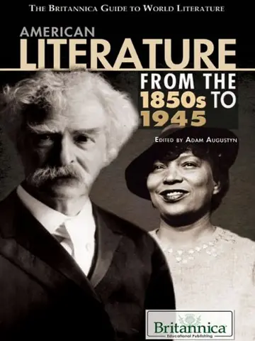 Cover of American Literature from the 1850s to 1945