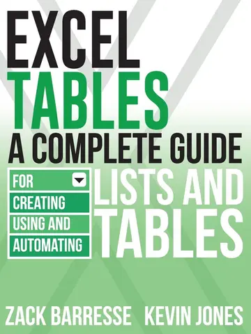 Cover of Excel Tables
