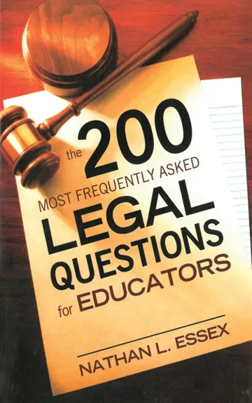 Cover of The 200 Most Frequently Asked Legal Questions for Educators