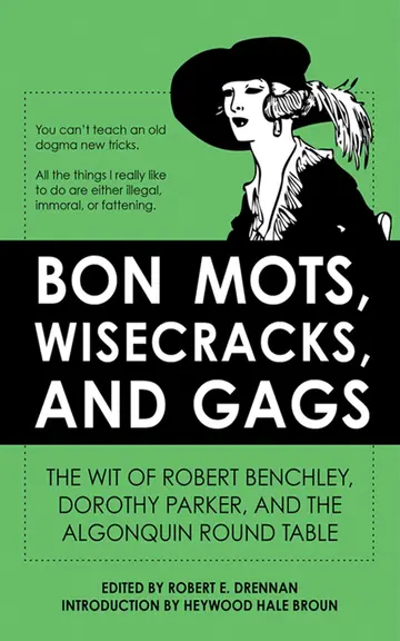 Cover of Bon Mots, Wisecracks, and Gags