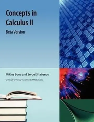 Cover of Concepts in Calculus II Beta Version