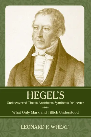 Cover of Hegel's Undiscovered Thesis-Antithesis-Synthesis Dialectics
