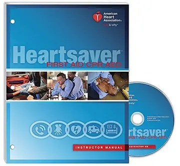 Cover of Heartsaver First Aid CPR AED Instructor Manual 2015