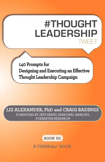 Cover of # Thought Leadership Tweet Book01