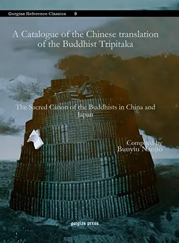 Cover of A Catalogue of the Chinese translation of the Buddhist Tripitaka